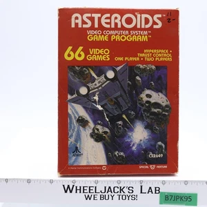 Asteroids W/ Box + Manual ATARI 2600 1981 Vintage Game Cartridge - Picture 1 of 10