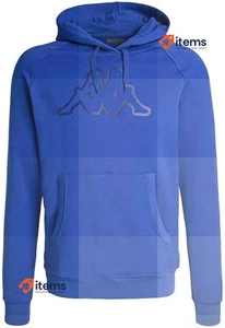 Kappa Boy's Zaiver Swt Sweatshirt Hoodie Autumn-Winter 12 Years Blue - Picture 1 of 3