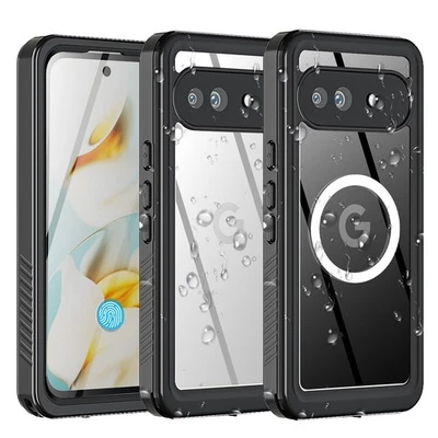 Waterproof Case For Google Pixel 9a Shockproof Heavy Duty MagSafe Magnetic Cover - Image 1 of 4