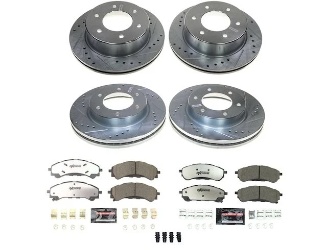 Front and Rear Brake Pad and Rotor Kit For 2019-2023 Ford Ranger 2020 RW162PJ - Image 1 of 1