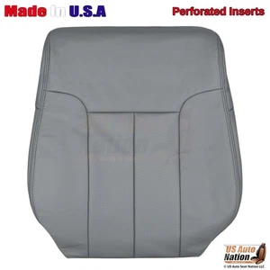 2011-2014 Fits Ford F150 Lariat Leatherette Perf Front Driver Top Cover Gray - Picture 1 of 4