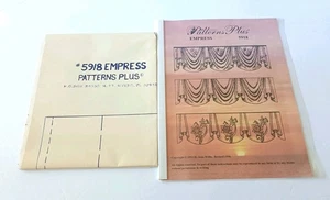 Vintage Pattern Plus Curtain Sewing Patterns Empress #5918 Home Decor - Picture 1 of 6