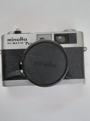 Cámara telémetro Minolta Hi Matic 7 S II con estuche, como está Foto 1 de 4