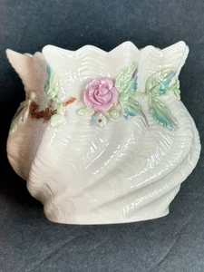 BELLEEK Ireland Carlingford Cache Pot - Picture 1 of 11
