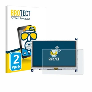 2x Protection d'écran Anti Éblouissement pour Raspberry Pi Écran Tactile 5" Mat Protection - Photo 1/7