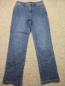 Gloria Vanderbilt Jeans Womans 6 Amanda Blue Denim Short Petite Casual Comfy 90s - Picture 1 of 19