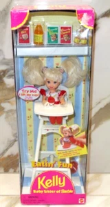 Eating Fun Kelly Barbie Mattell Años 90 Vintage Nuevo en Caja - Imagen 1 de 10