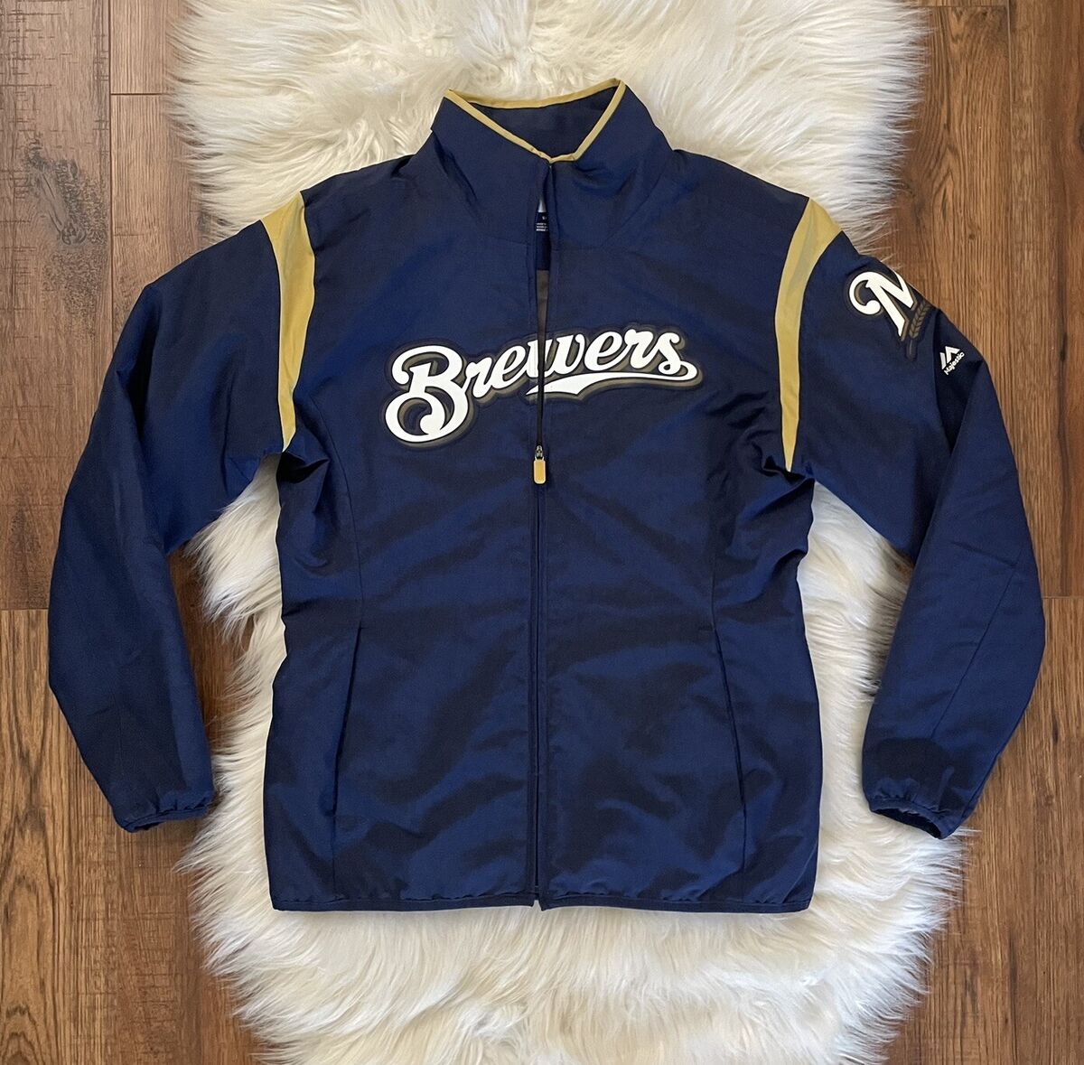 Majestic Milwaukee Brewers MLB Jackets for sale | eBay Majestic Milwaukee Brewers MLB Jackets for sale | eBay