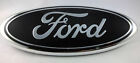 BLACK & CHROME 2005-2014 Ford F150 FRONT GRILLE/ TAILGATE 9 inch Oval Emblem US