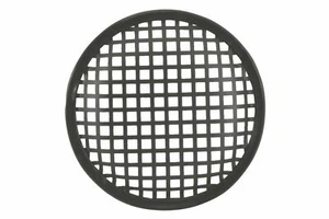 QTC Black Metal Speaker Grille Cover Circle Mesh 6 1/2" 10" 12" 15" 18" inch - Picture 1 of 5