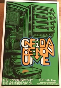 Oneida: Oklahoma City, 2005 Poster, Signed and Numbered by John Howard Run of 50 - Picture 1 of 1
