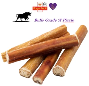 Premium Top Quality Grade 'A' Beef Bully Bull Pizzle Stick Dog Chew 100% Natural - Picture 1 of 8