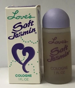 6 Bottles Love's by MEM  Soft jasmine 1 oz  splash stickered box Original 90s - Picture 1 of 2