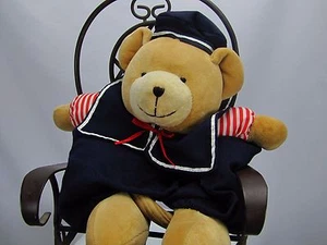 Stephan Sailor Suit Bear Baby Boy Plush Stuffed Playing Musical Toy VINTAGE RARE - Picture 1 of 1
