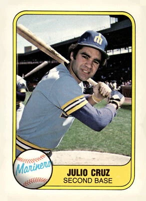 1981 Fleer #601 Julio Cruz - Image 1 of 2