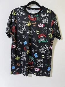 Camiseta Kronic Prints Drill Clothing para hombre M hierba graffiti - Imagen 1 de 8