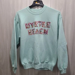 Vintage Myrtle Beach Sweatshirt Womens Size L Made In USA Soffe Sweats - Picture 1 of 6