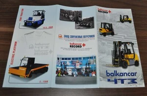 Camión tractor carretilla elevadora ChTZ Balkancar folleto ruso folleto - Imagen 1 de 2