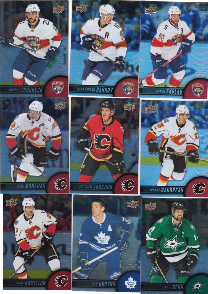 17/18 2017-18 Upper Deck Tim Hortons Base Card #96 Sean Monahan Flames - Image 1 of 1
