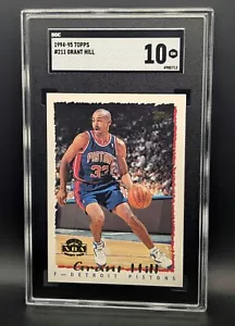 Grant Hill Rookie - 1994-95 Topps - Calificado SGC 10 - ¡Raro! Low Pop! - Imagen 1 de 1