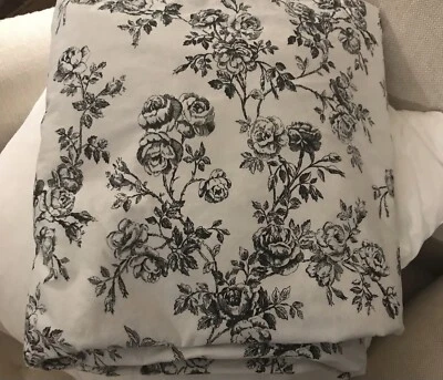 Lauren Ralph Lauren Cottage Hill Черно-белый Туалет Queen Flat & Fitting Exc - Изображение 1 из 4