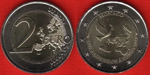 Monaco 2 euro 2013 "Accession to the United Nations" BiMetallic UNC - Picture 1 of 1
