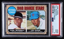 1968 Topps High # Ivan Murrell Les Rohr #569 PSA 9 MINT Rookie RC