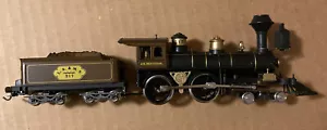 Locomotora y vagón de carbón Bevinton escala HO LS&MS 317 JM BG - Imagen 1 de 3