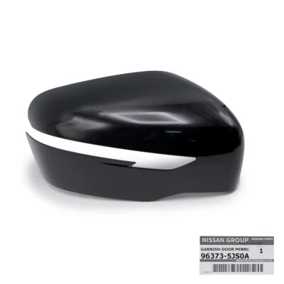 Fits Nissan Np300 Navara D23 2015 19 Rh Side Mirror Cover Genuine Black - Image 1 of 4