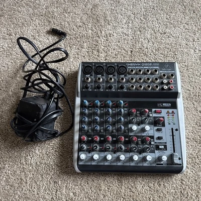 Behringer Xenyx Q1202USB Mixer USB Audio Mixer - tested works - Image 1 of 4