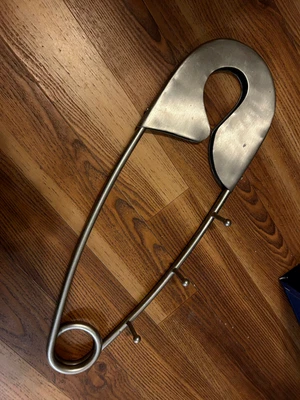 Защитная булавка для детских подгузников настенная подвесная сумка вешалка для пальто декор для детской комнаты серебристая - Изображение 1 из 2