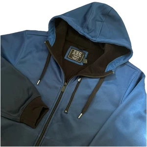 Sudadera con capucha CSG Champs Sports Gear para hombre M cremallera completa azul Ombré - Imagen 1 de 6