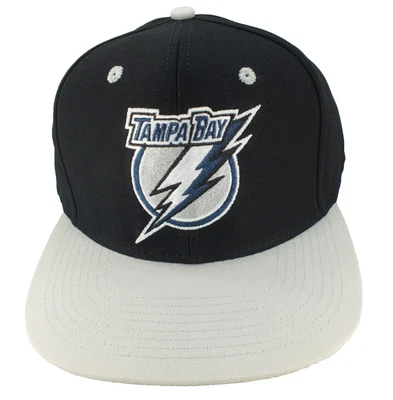 Gorra Tampa Bay Lightning Snapback NHL Hockey 2 Tonos De Colección Por Reebok NUEVA NUEVA CON ETIQUETAS Foto 1 de 4