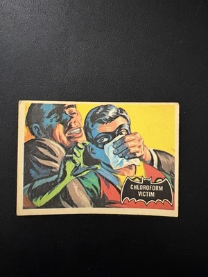 1966 OPC SET BREAK #35 BLACK BAT CARD PRINTED IN CANADA EX! - Image 1 of 2