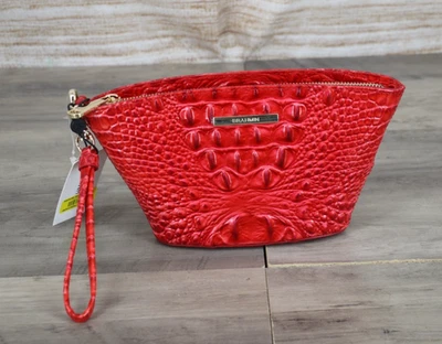 Cartera de cuero pulsera Brahmin Ariana Melbourne Sriracha oro rojo Foto 1 de 4