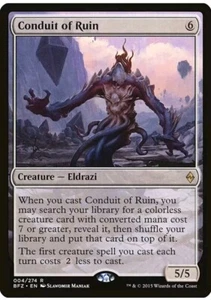 MTG - Conduit of Ruin | BFZ | NM | Battle For Zendikar | ELDRAZI | COMMANDER - Picture 1 of 1