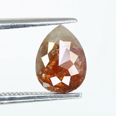 0.88 CT 7.90 MM Red Pear Shape Diamond For Engagement Ring  - Image 1 of 4
