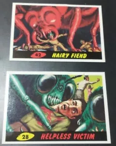 1994 Topps MARS ATTACKS coppia carte #28 & #42 scheda ristampa deluxe nuova/in perfette condizioni pellicola - Foto 1 di 7