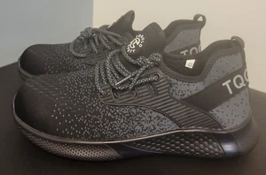 Scarpe antinfortunistiche e da lavoro TQ punta in acciaio oro taglia 10 uomo o donna - Foto 1 di 6