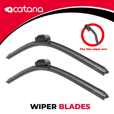 Windscreen Wiper Blades for Ford Courier 1985 - 2007 Pair 18" + 18" Front KIT - image 1 of 4