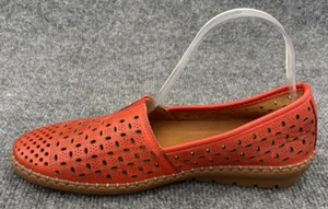 Scarpe Spring Step donna EU 39 US 8-9 Oralis mocassino slip-on in pelle comodo rosso - Foto 1 di 13