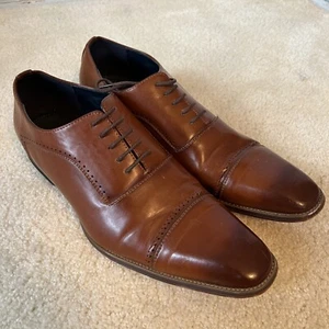 David Stone Oxford elegante Schuhe Herren Größe 13 braun - Bild 1 von 7