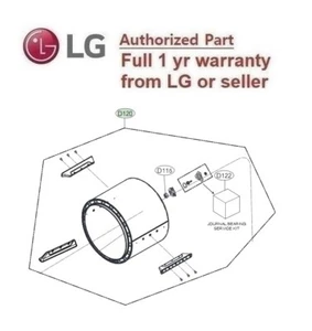 LG GENUINE PART #3045EL1003B LG CLOTHES DRYER DRUM ASSY - Picture 1 of 4