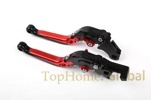 Foldable/Extendable Brake Clutch Levers For YAMAHA YZF R6 2005-2016 / R1 2004-08 - Foto 1 di 6