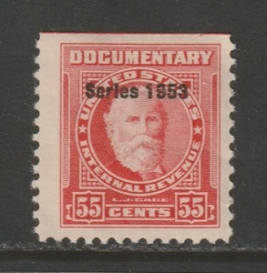 Scott # R631, Mint, LH, VF, 55¢ L. J. Gage, Documentary, 1953, Jumbo Margins - Picture 1 of 2