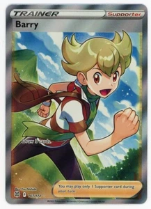 Pokémon Brilliant Stars Barry 167/172 Full Art Ultra Raro Entrenador - Imagen 1 de 2