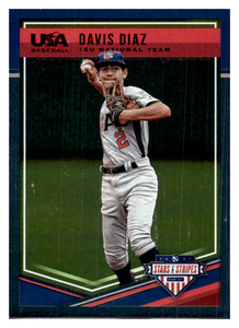 2018 Panini Stars & Stripes #52 Davis Diaz Near mint or better