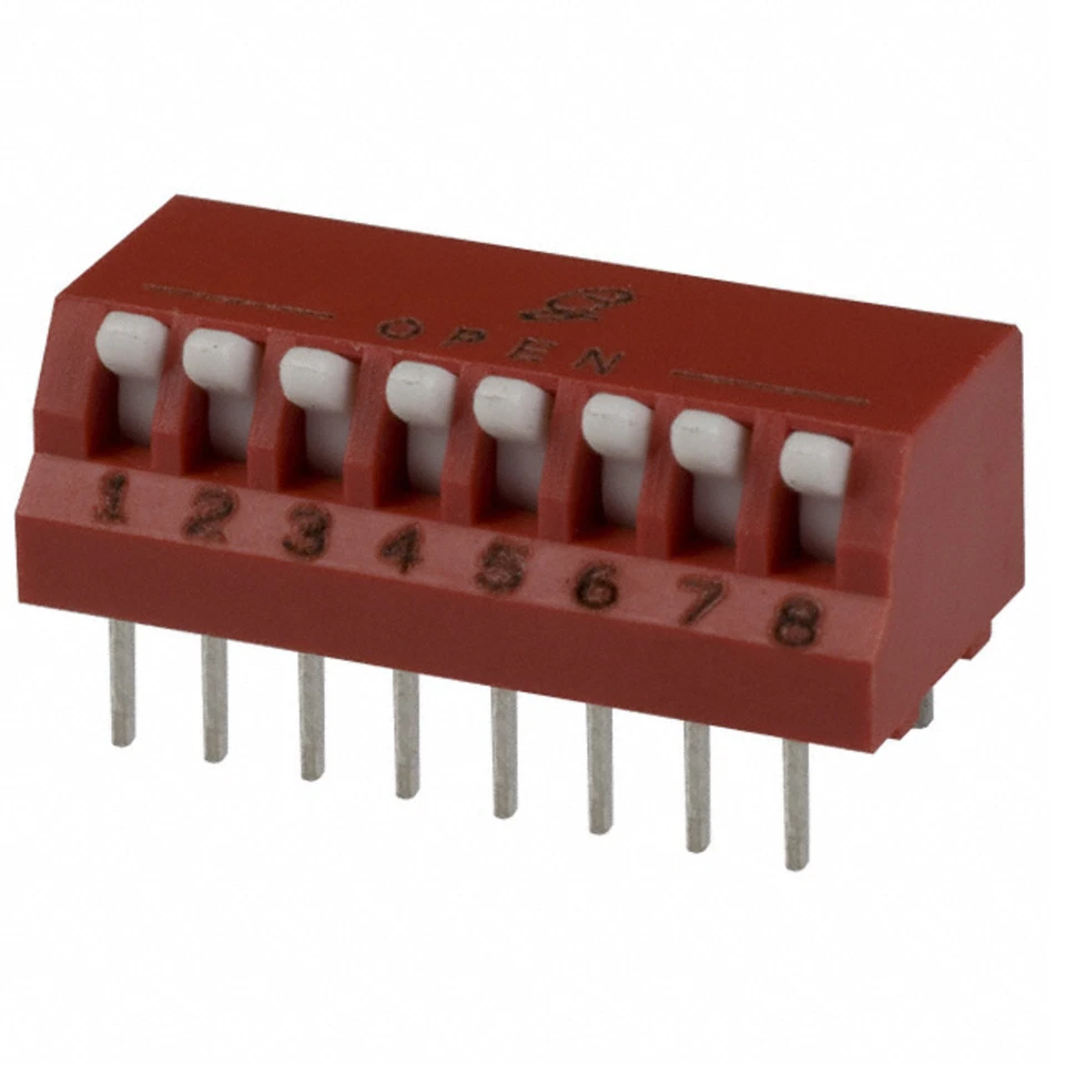 1 PCS 76PSB08ST 76PSB08S 8 POSITION DIP Switches/SIP Switches SPST 8 switch POS - Image 1 of 1