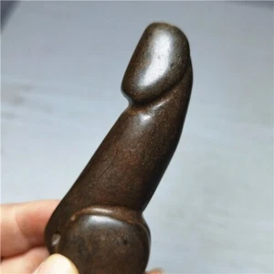 China Hongshan culture Meteorite iron sacrifice weird people male genital statue - Picture 1 of 12