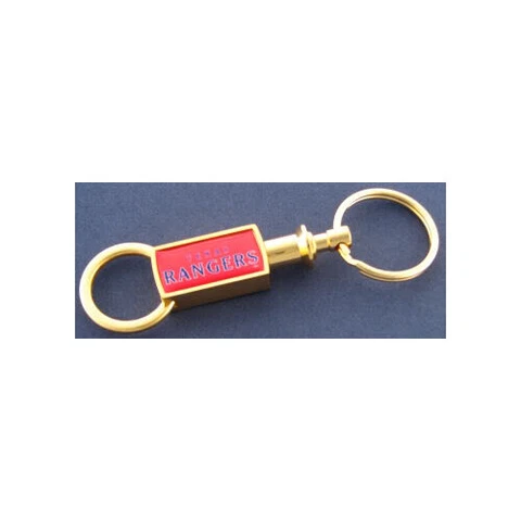 Texas Rangers Gold Tone Valet Keychain MLB Keyring New Cover